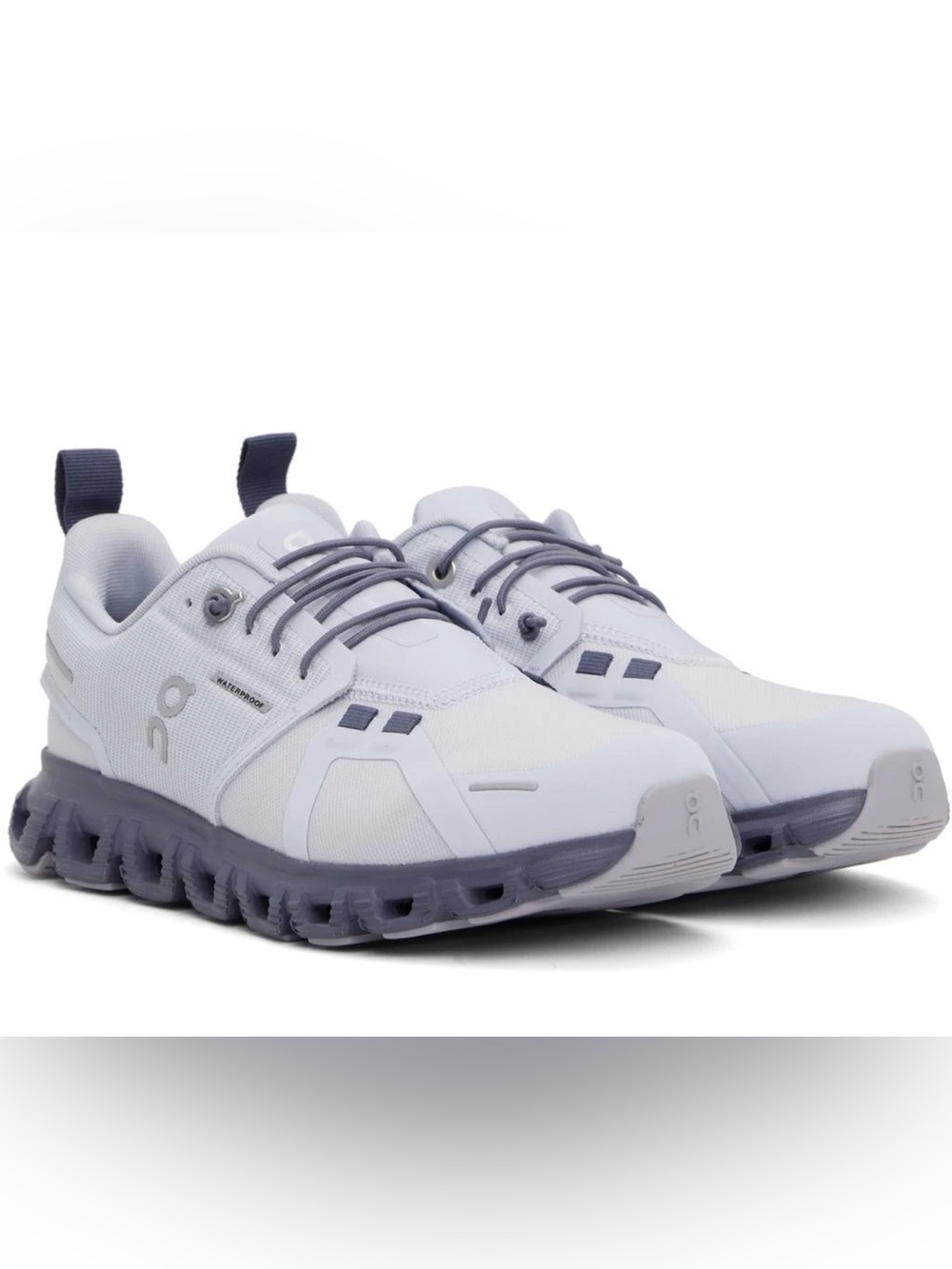 On Women's Cloud 6 Waterproof Shoes- HEATHER/METAL